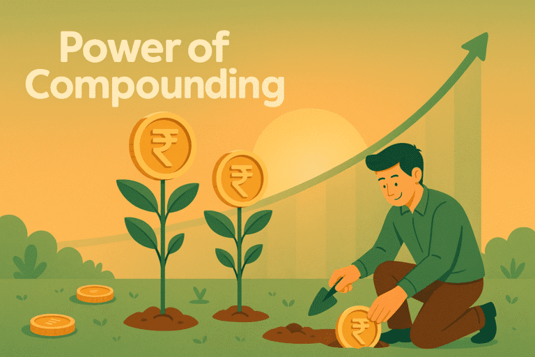 illustration about power of compounding
