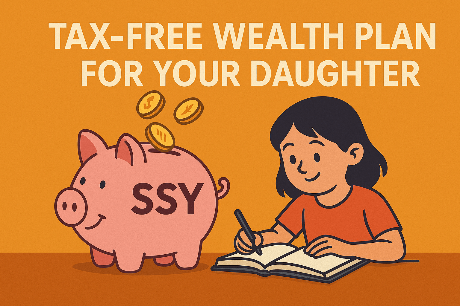 illusration on sukanya samriddhi yojana