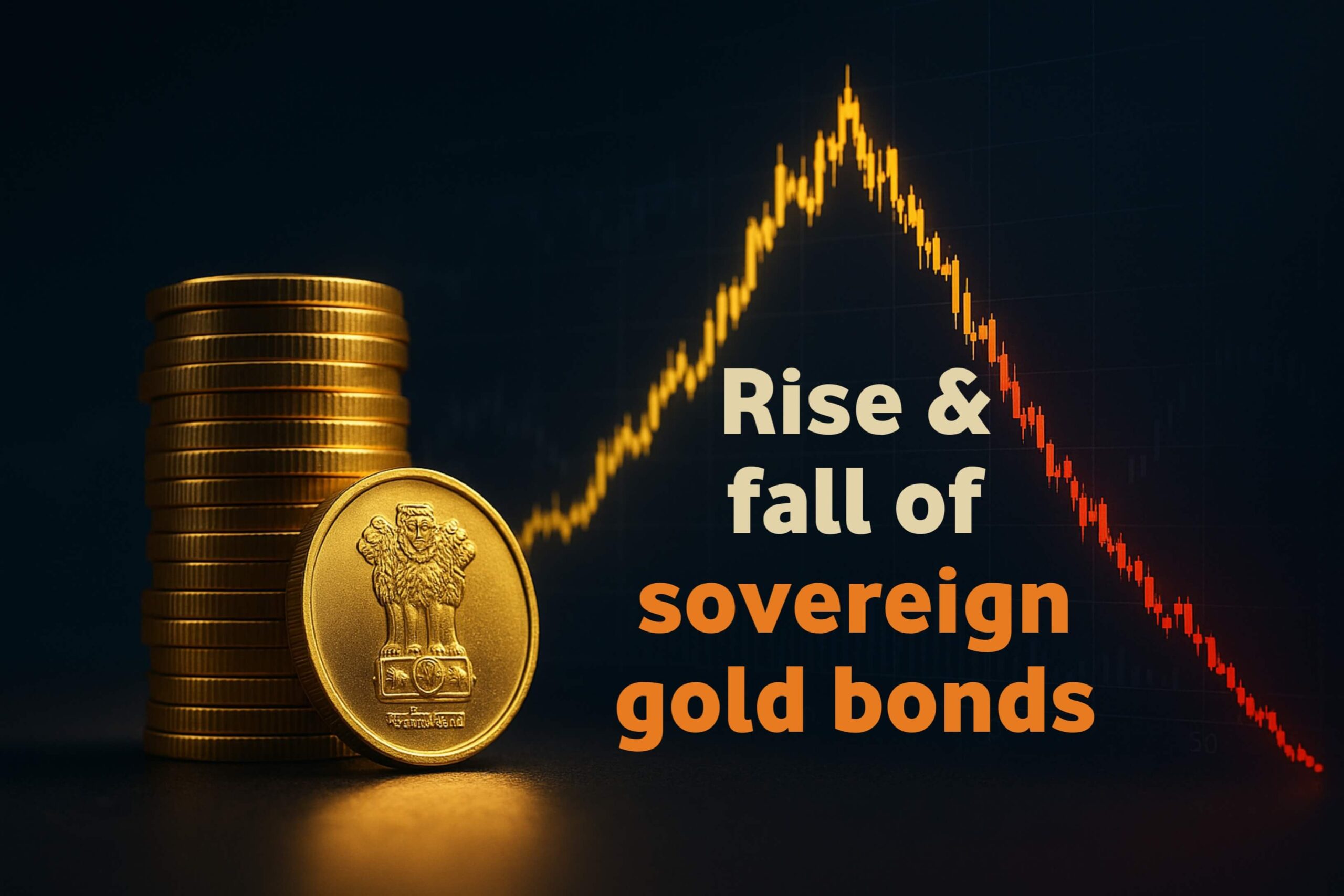 illustration on rise & fall of sovereign gold bonds